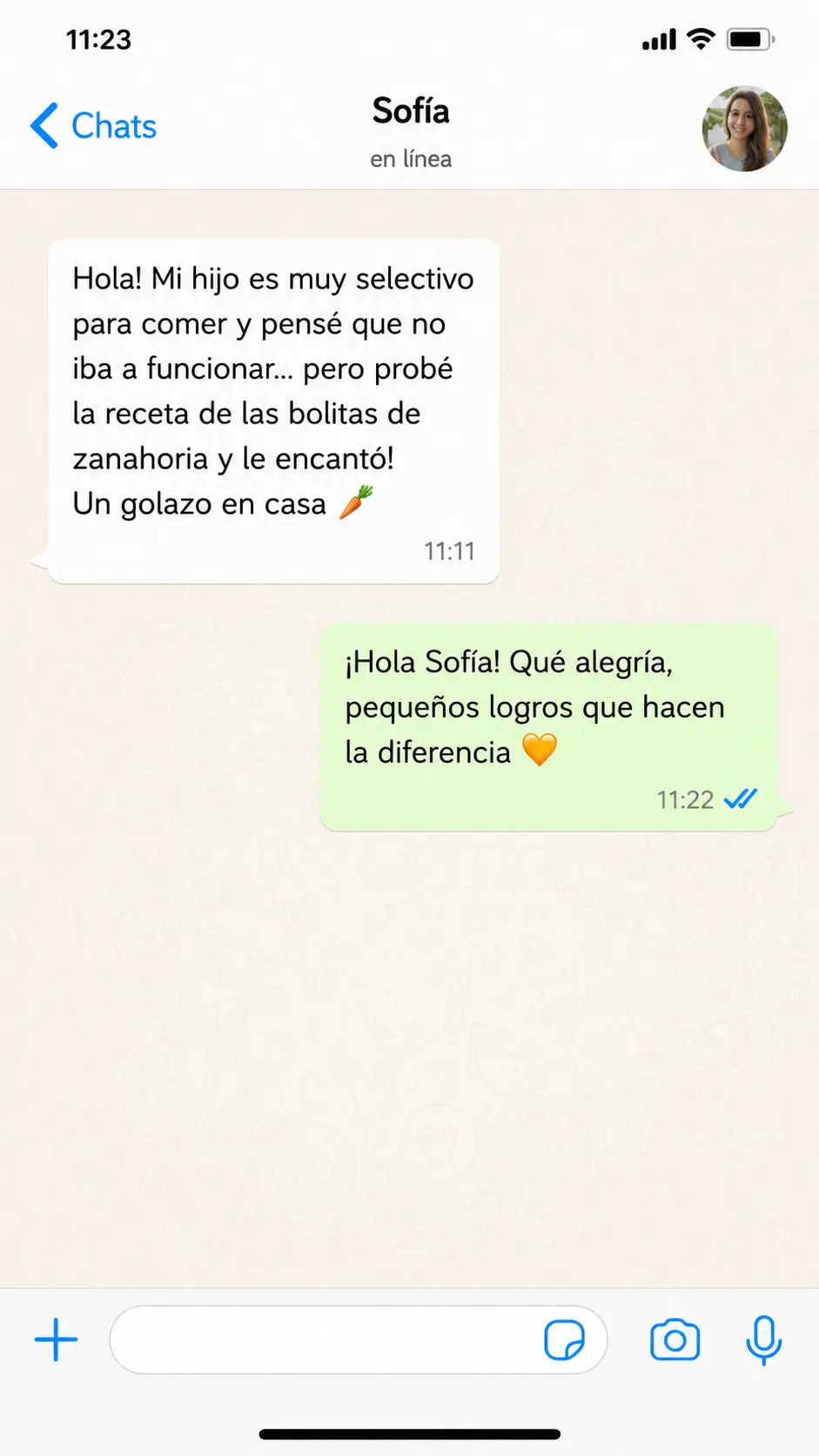 Reseña 4 de clienta de Lonchera Campeona